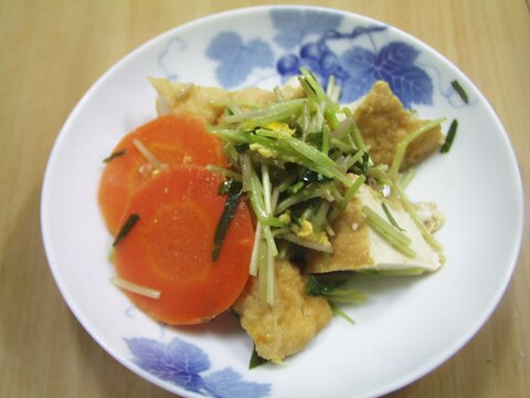 空心菜の新芽の添え物